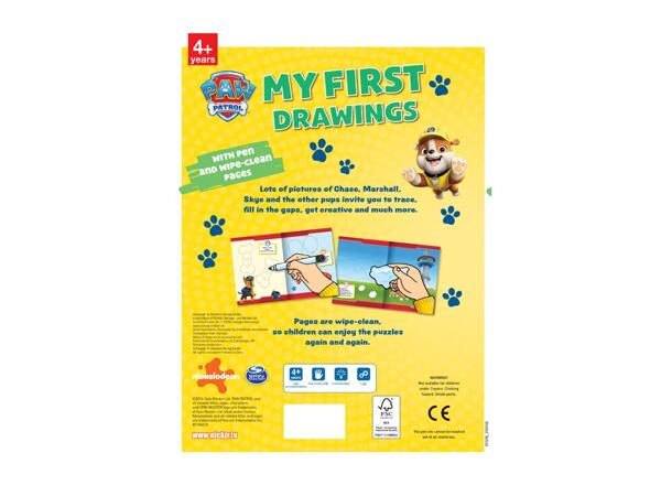 Paw Patrol: My First Drawings - Early Learning Wipe Clean Book