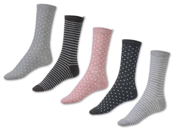 Damen Socken, 5 Paar