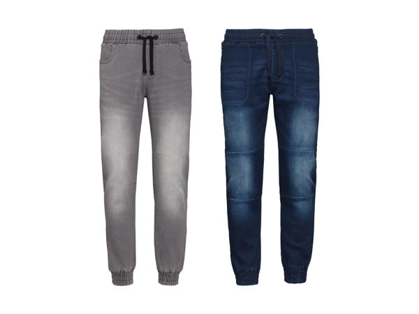 Pantalon de jogging en denim pour homme1