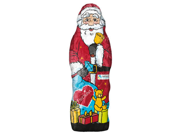 FAVORINA Weihnachtsmann aus Vollmilchschokolade