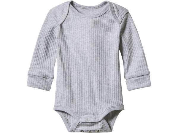 Ribbat babyset av 100 % ekologisk bomull