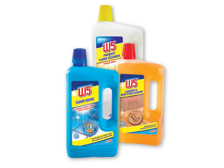 W5(R) Floor Shine/ Laminate & Cork Floor/ Wooden Floor Cleaner