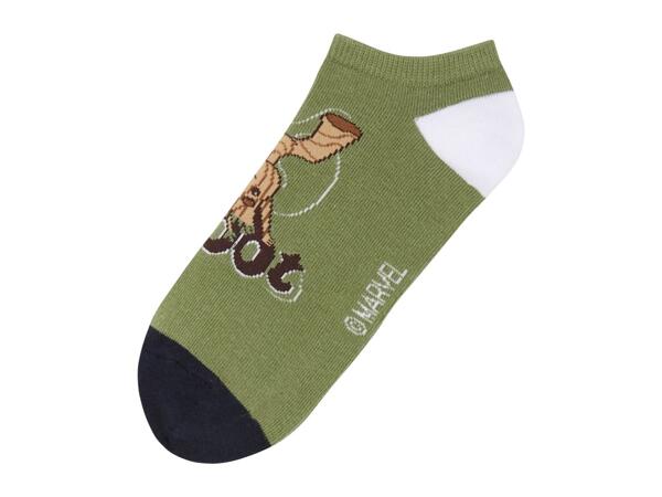 Disney Kids' Groot Trainer Socks - 3 Pairs