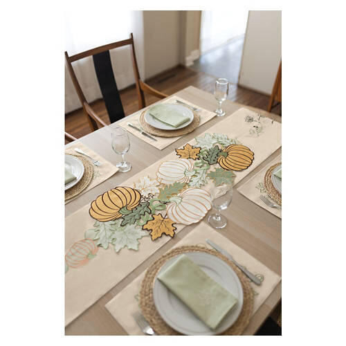 15" x 35" Table Centerpiece - Floral Vines