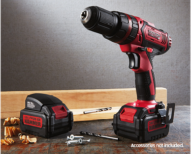 24V Cordless Drill Kit with Hammer Function