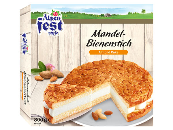Mandel-Bienenstich Torte