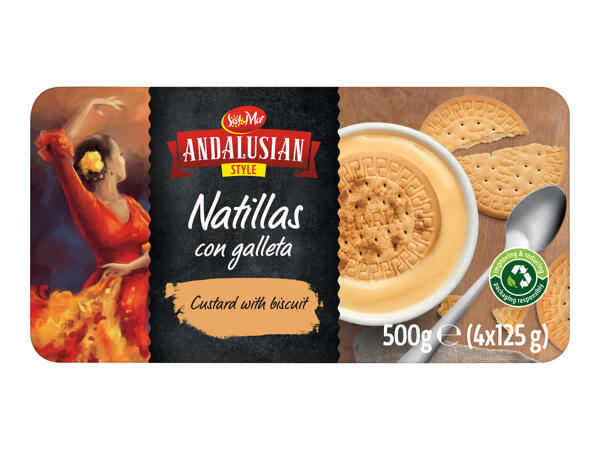 Andalusian Natillas con Galleta