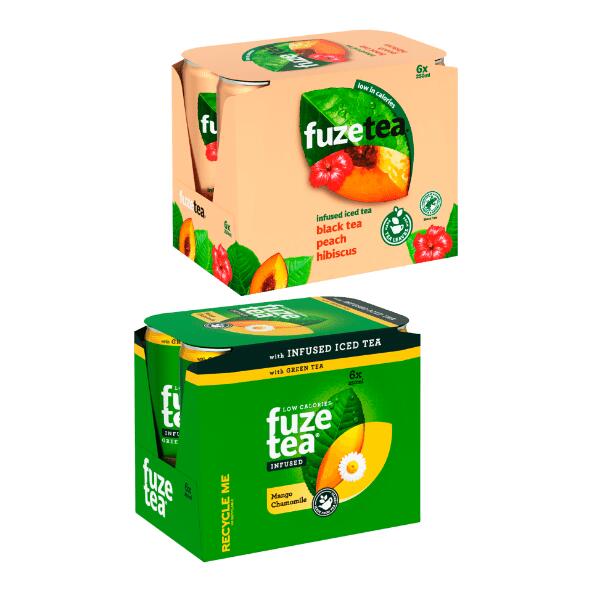 FUZE TEA(R) 				Fuze tea, 6 pcs