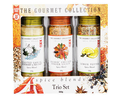 The Gourmet Collection Spice Blends Trio Set 555g
