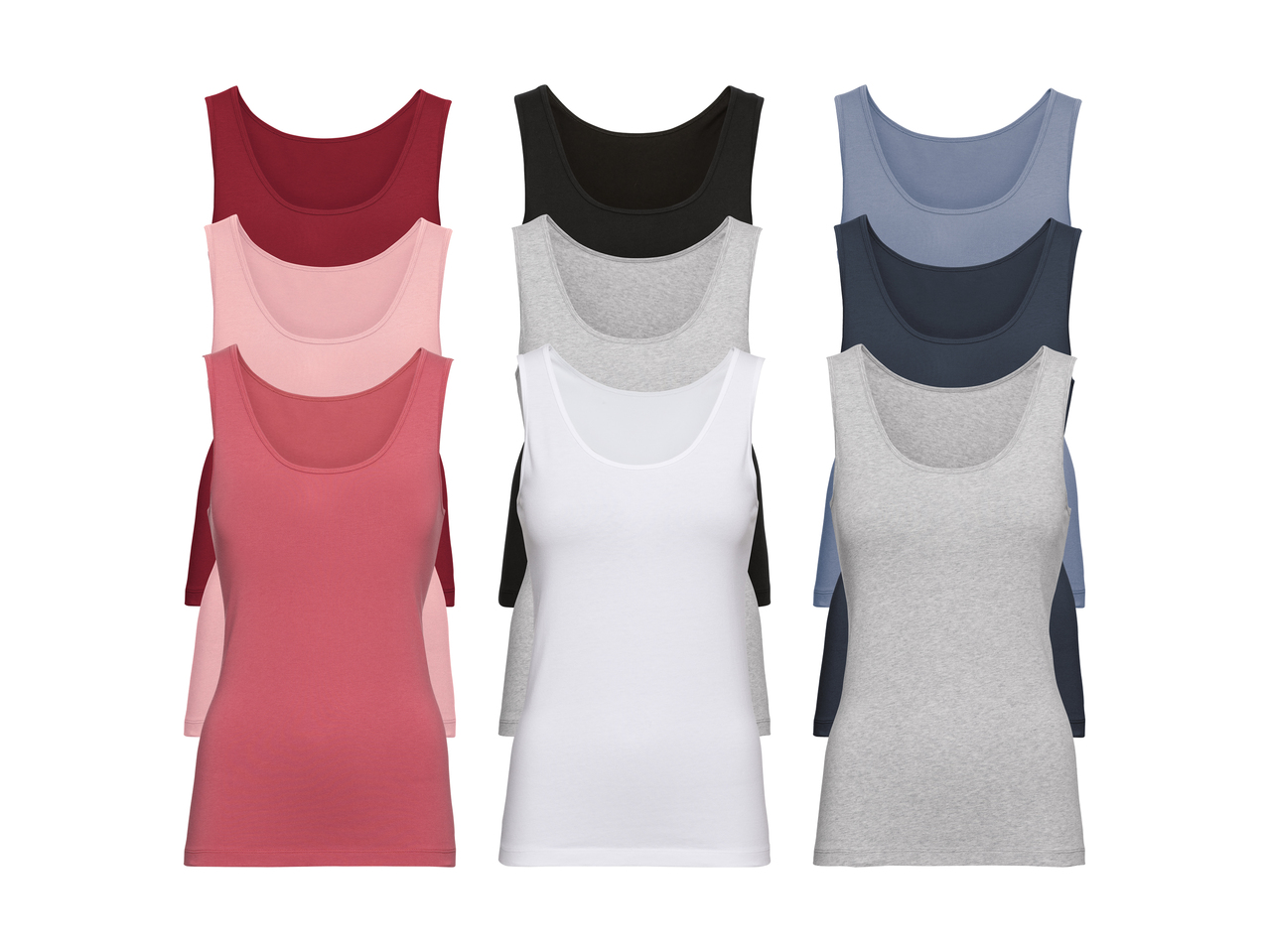 Débardeurs pour femme, lot de 31
