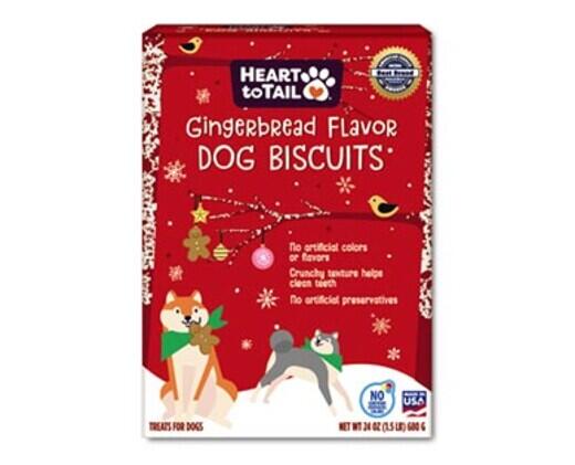 Heart to Tail 
 Gingerbread Dog Biscuits