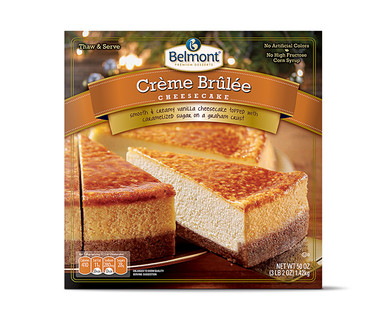 Belmont 9" New York or Crème Brûlée Cheesecake