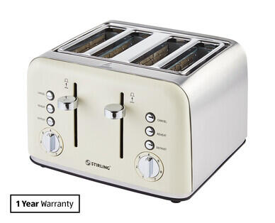 Premium 4 Slice Toaster