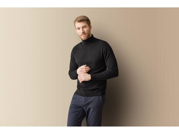Men's roll neck jumper