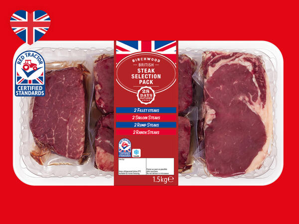 Birchwood British Beef Steak Selection Pack