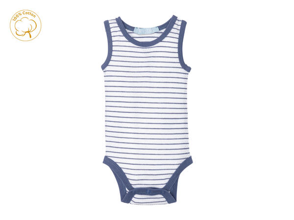 Lupilu Sleeveless Baby Bodysuits