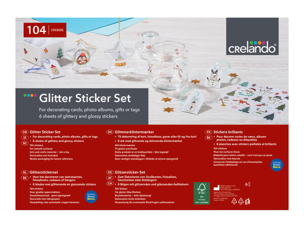 Crelando Christmas Craft Set