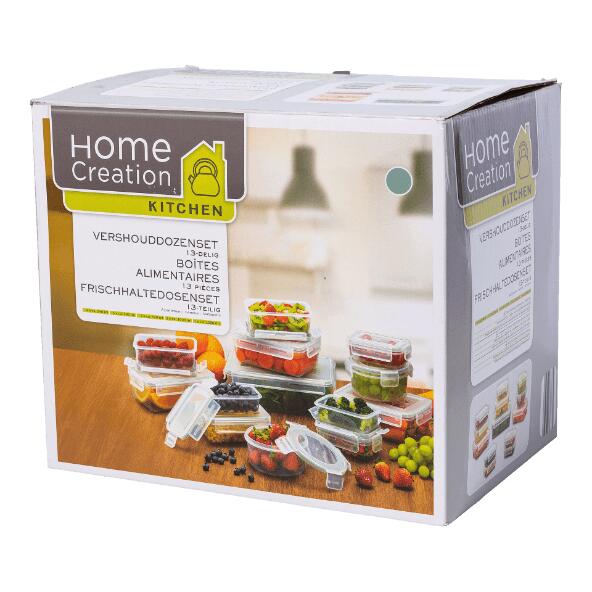 HOME CREATION KITCHEN(R) 				Vershouddozenset, 13-delig