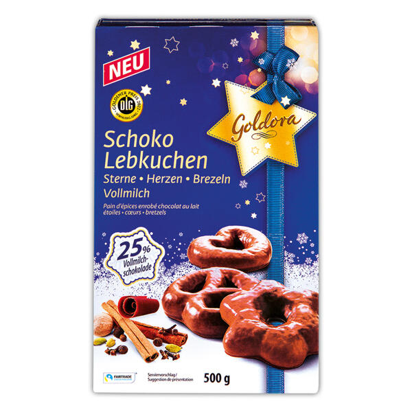 Lebkuchen Sterne / Herzen / Brezeln