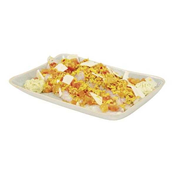 GOLDEN SEAFOOD(R) 				Rotbarsch mit Kräuterkruste und Tomate