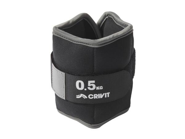 CRIVIT Ankle Weights, 2x 0.5kg