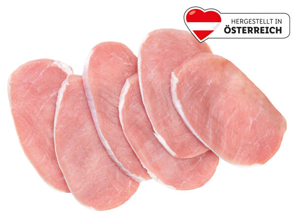 Frische Minutensteaks vom Schwein