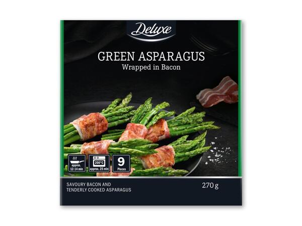 DELUXE Grønne asparges med bacon