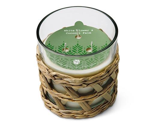 Huntington Home 
 Rattan Candle