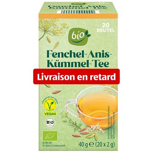 BIO Tisane classique aux herbes, fenouille-anis-cumin