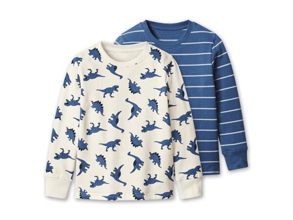 Kleinkinder Thermo Langarmshirts, 2 Stück