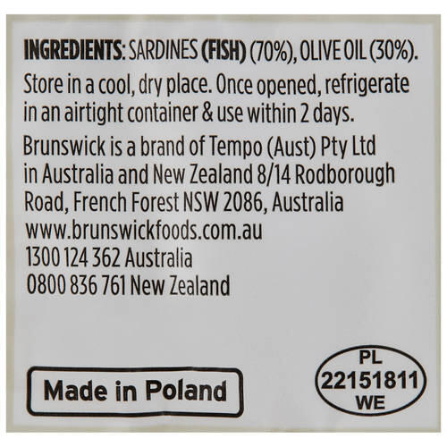 Wild Sardines in Olive Oil 106g