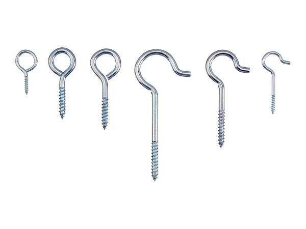 Parkside Assorted Hooks & Eyes - 151 Pieces