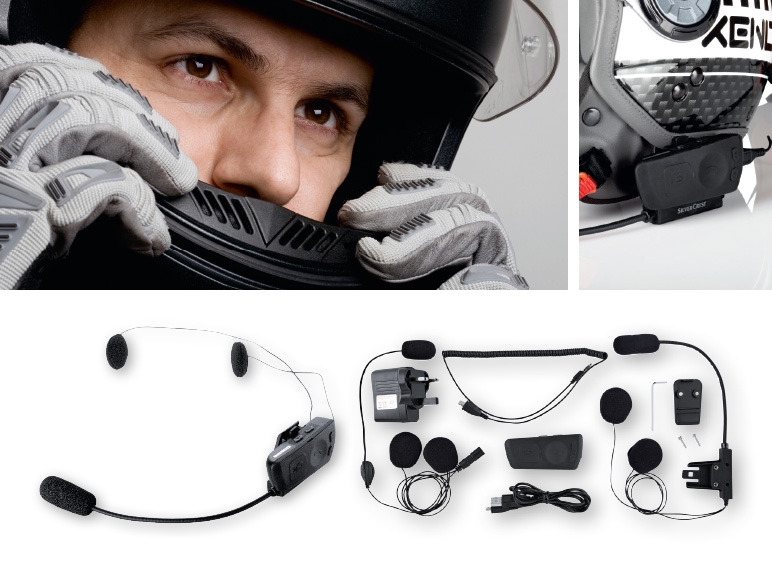 Silvercrest Bluetooth(R) Motorcycle Intercom