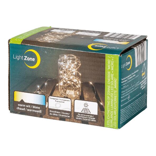 LIGHT ZONE(R) 				Ledpartyverlichting op zonne-energie