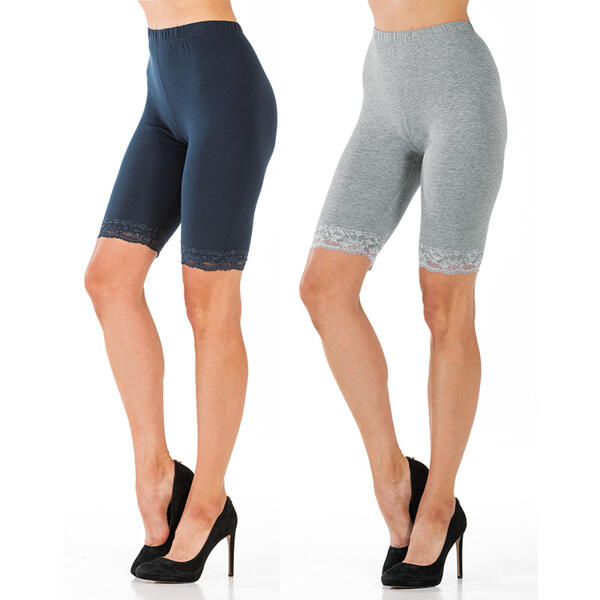 Radlerhose mit Spitze 2er-Set