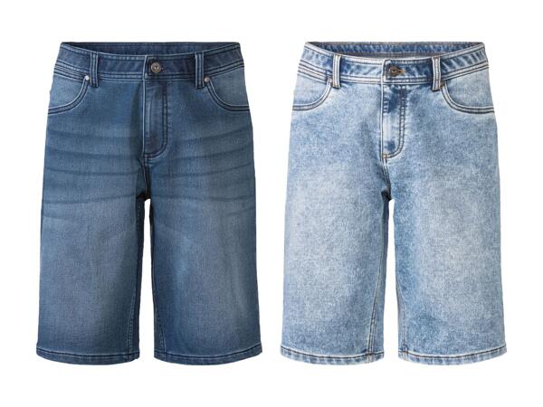 Short en jean molletonné