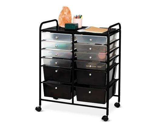 Huntington Home 
 12-Drawer Rolling Cart