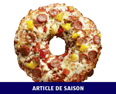 PANETTERIA 
 PIZZA DONUT AU SALAMI DE DINDE