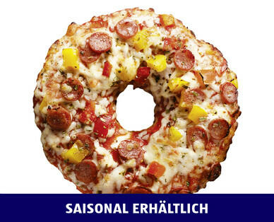 PANETTERIA 
 PIZZA DONUT MIT TRUTENSALAMI