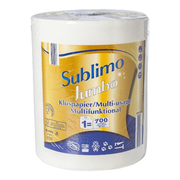 SUBLIMO(R) 				Papier d'essuyage