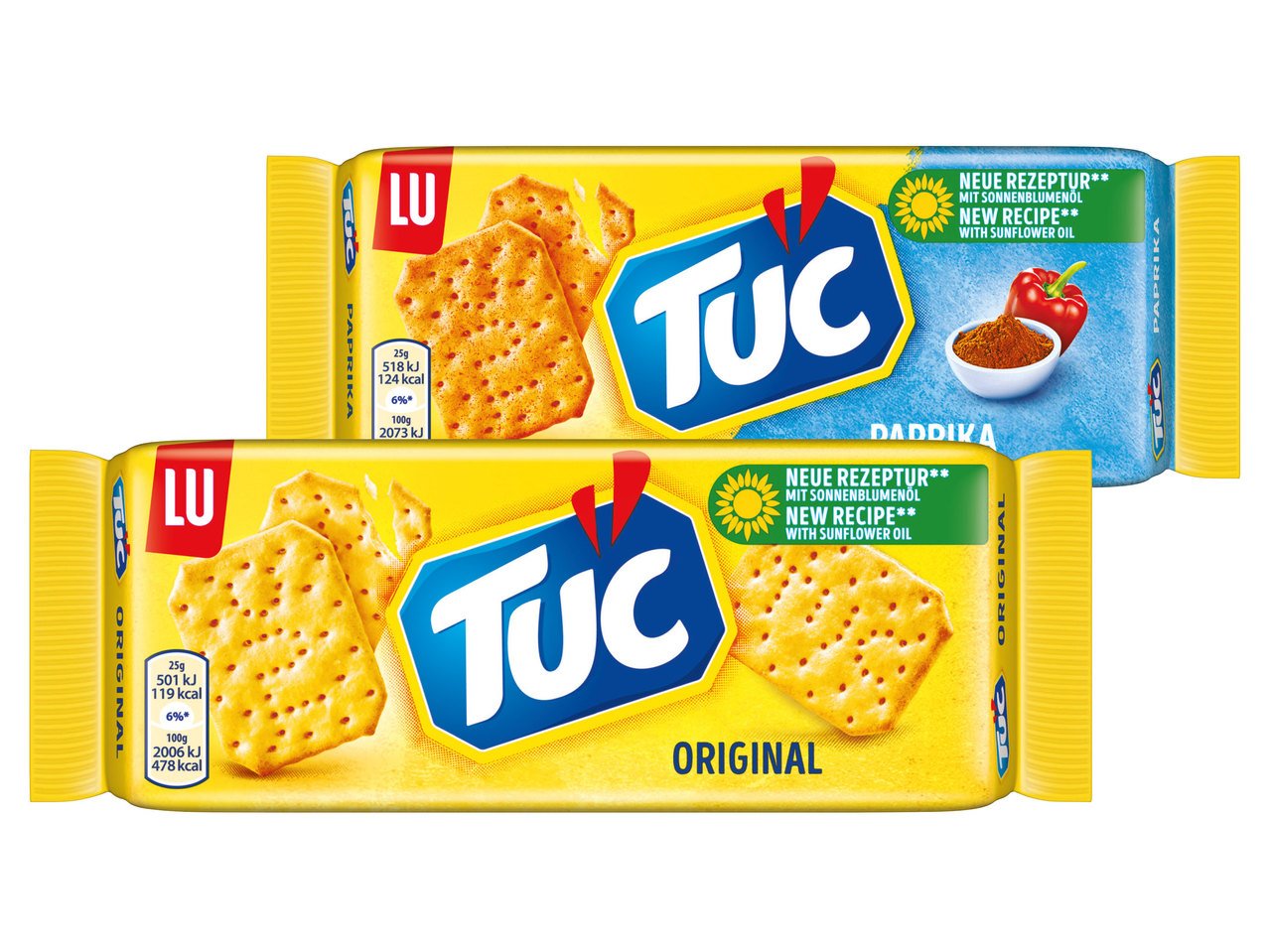 TUC Original, Paprika oder Sour Cream & Onion