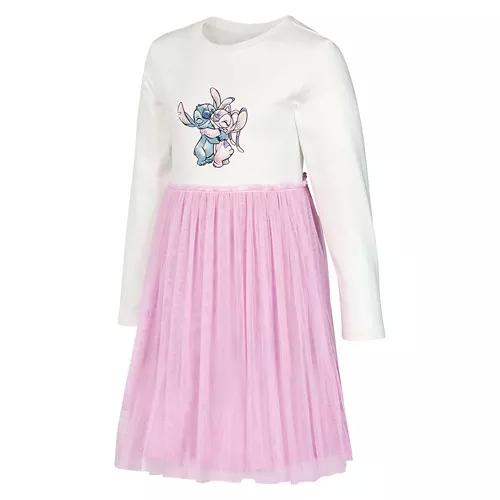 Children's Stitch Character Long Sleeve Tulle Dress, M