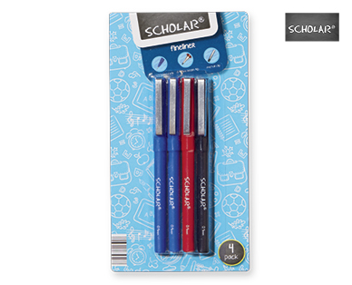 FINELINE PENS 4PK
