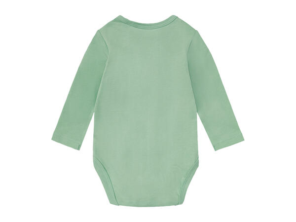Lupilu Baby Long-Sleeve Bodysuits - Pack of 3