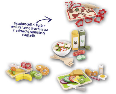 TOY LINO Alimenti in legno