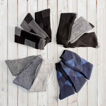 Chaussettes pour hommes, 3 paires