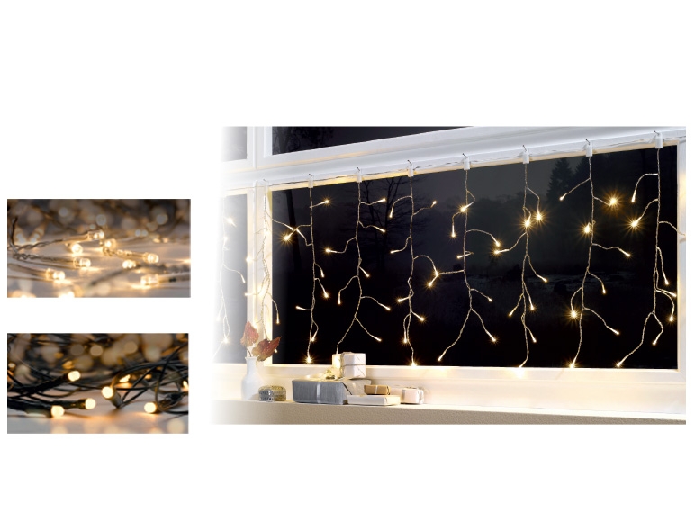 MELINERA LED Curtain Lights/LED Net Lights