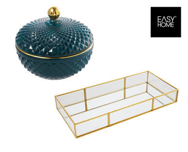 Glass Trinket Box or Jewellery Tray