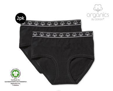 Women's Organic Cotton Underwear - Full Brief 2pk