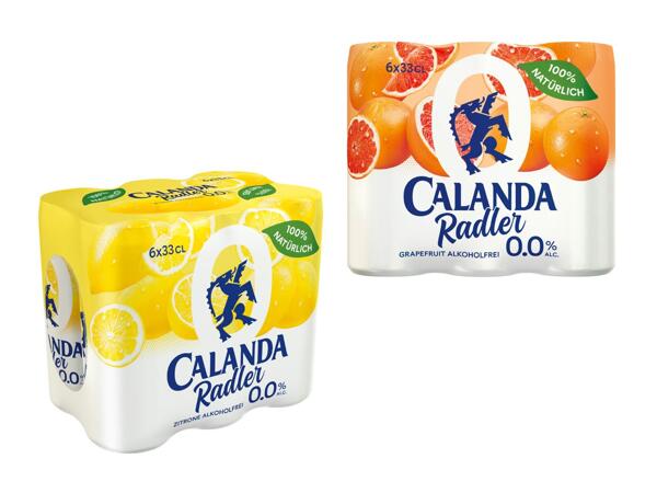 Calanda Radler sans alcool